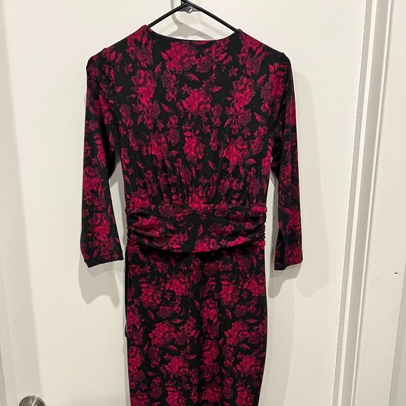 Rachel Roy Fuschia Ikat Floral Dress - Picture 4 of 5